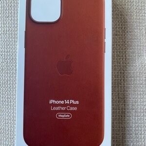 Apple iPhone 14 Plus Leather Case - Tan